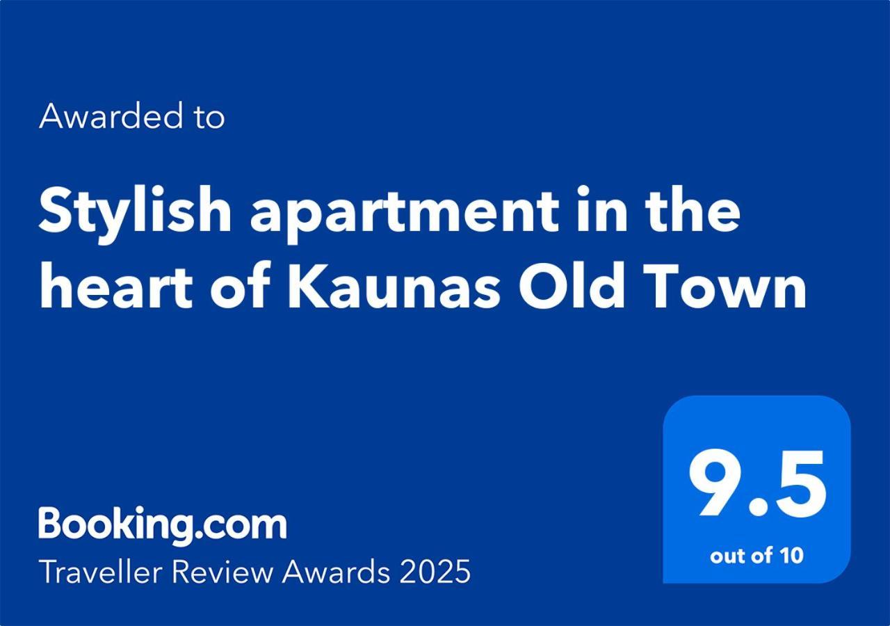 Stylish Apartment In The Heart Of Kaunas Old Town Eksteriør billede